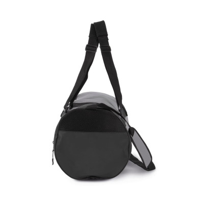 Tubular sports bag with separate shoe compartment